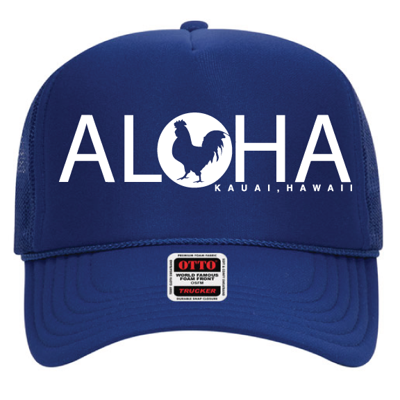 Kauai Chickens Aloha Logo Trucker Hat - Embrace the Spirit  display picture 1